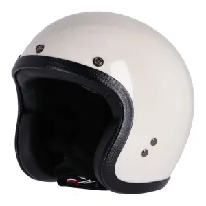 13 1/2 SKULL BUCKET HELMET VINTAGE WHITE
