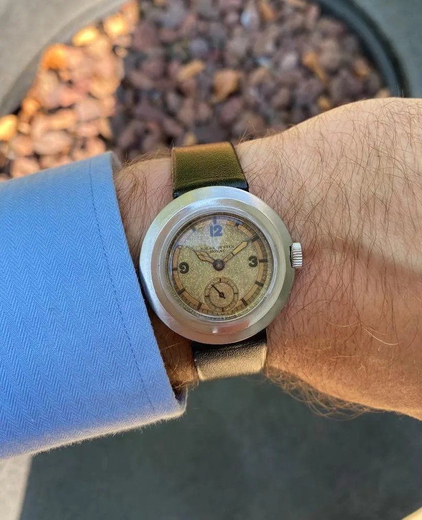 1935 Rolex "Disco Volante" Flying Saucer Style Vintage Mens Steel Ref. 2947 Watch - Exceedingly Rare