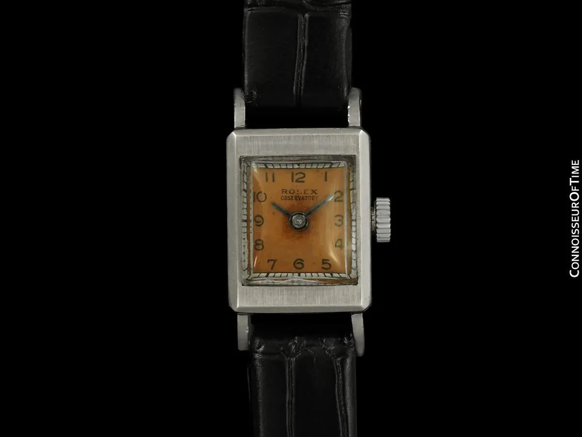 1946 Rolex Vintage Ladies Oberservatory Chronometer Dress Watch - Stainless Steel
