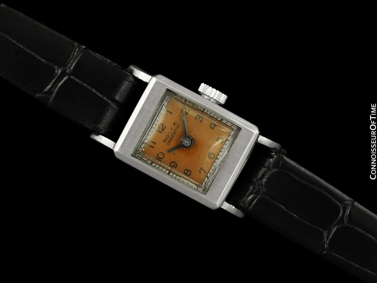 1946 Rolex Vintage Ladies Oberservatory Chronometer Dress Watch - Stainless Steel