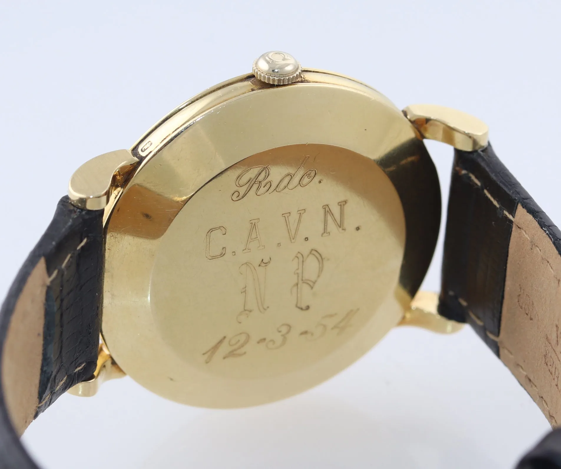 1950's Vintage Omega 18k Yellow Gold Automatic Bumper Cal. 342 34mm Watch