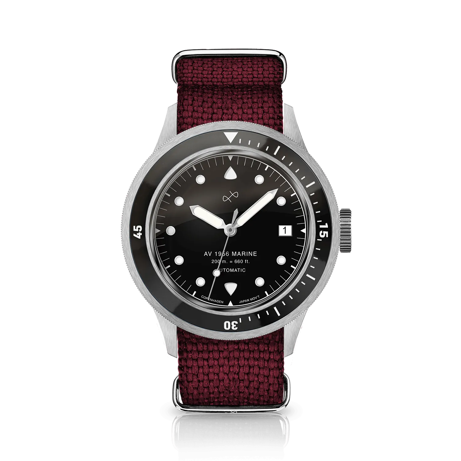 1956 Marine Automatic, Steel / Black