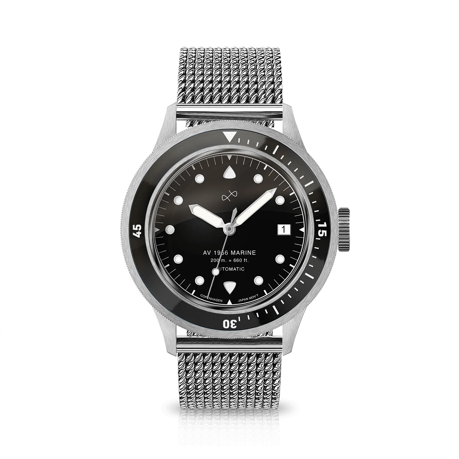 1956 Marine Automatic, Steel / Black