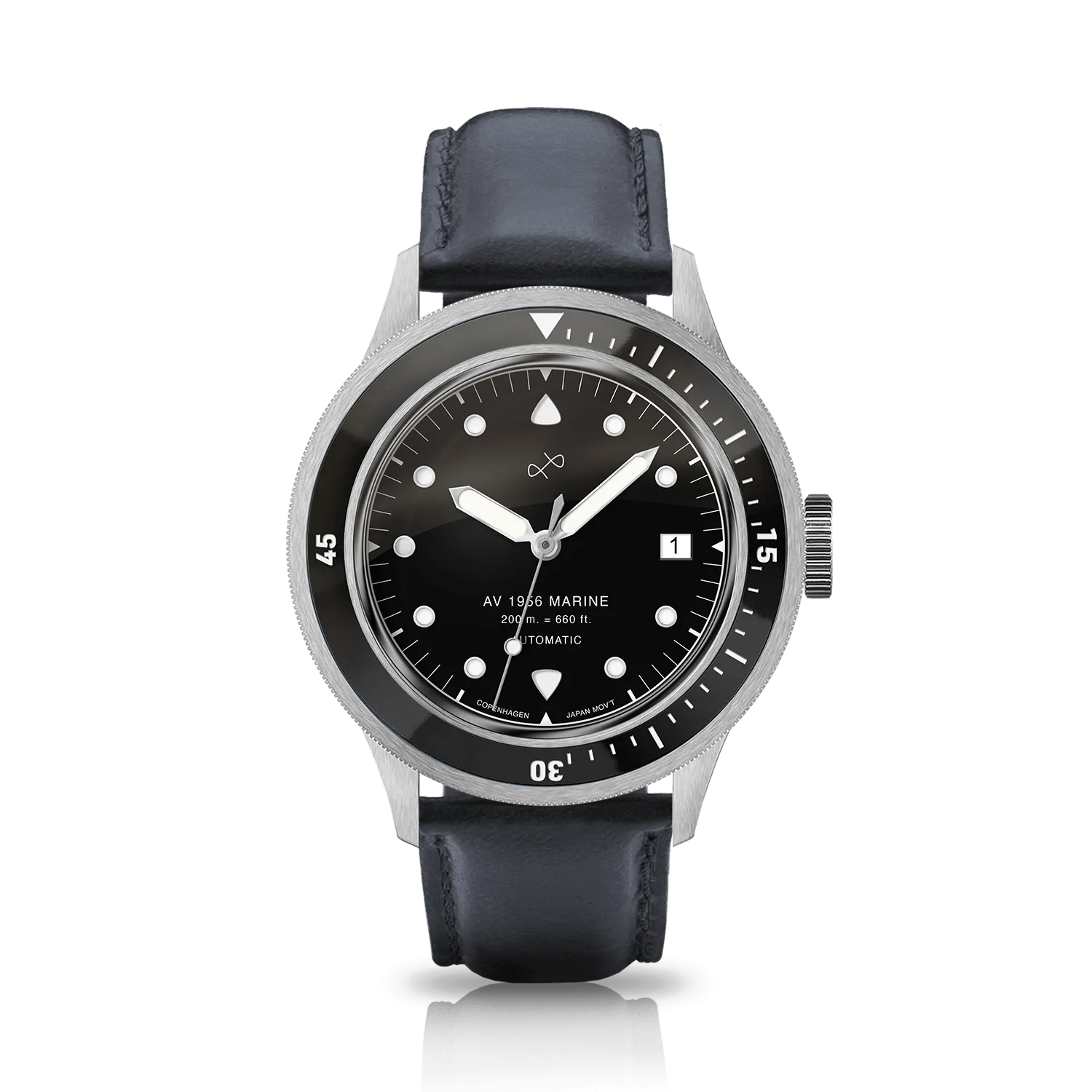 1956 Marine Automatic, Steel / Black
