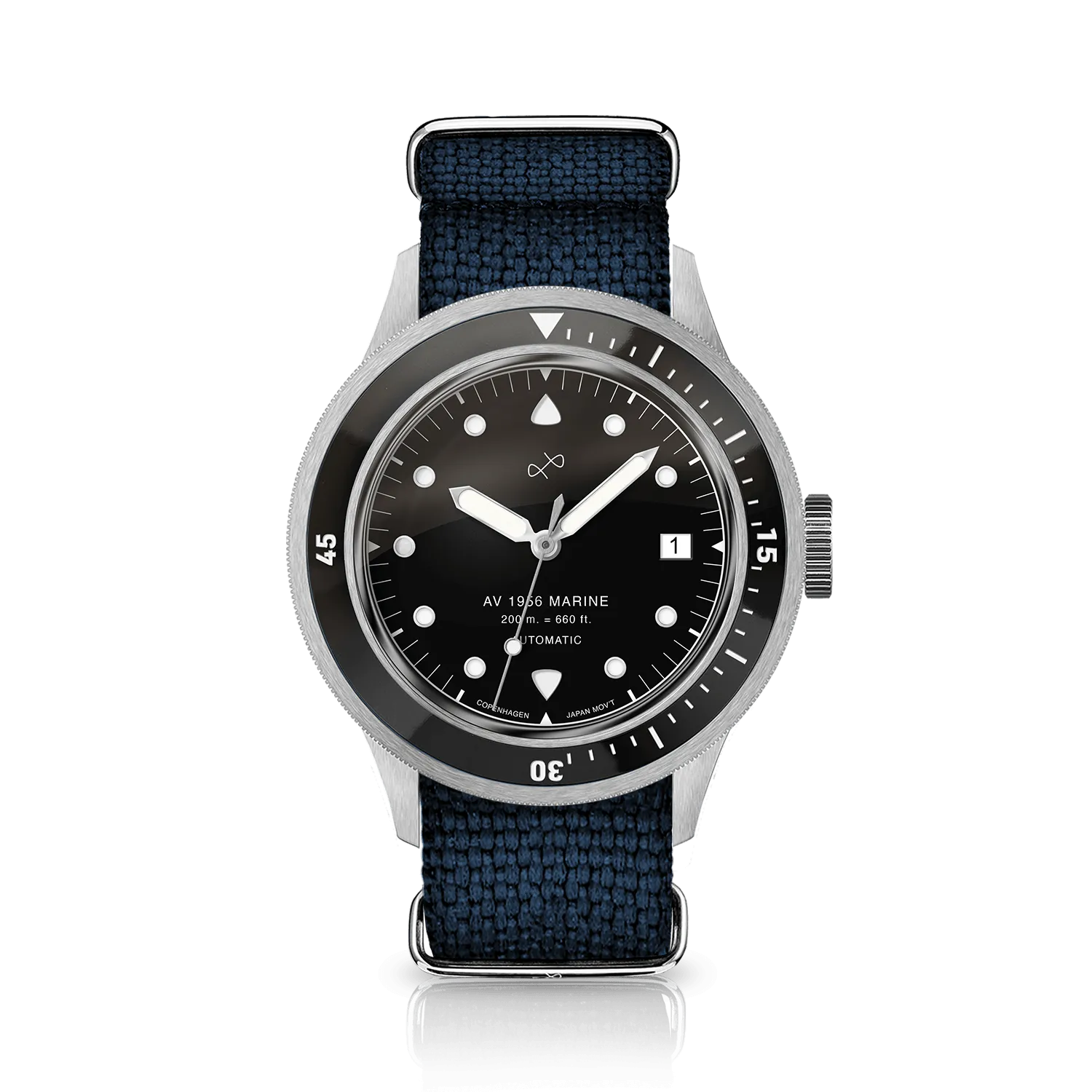 1956 Marine Automatic, Steel / Black