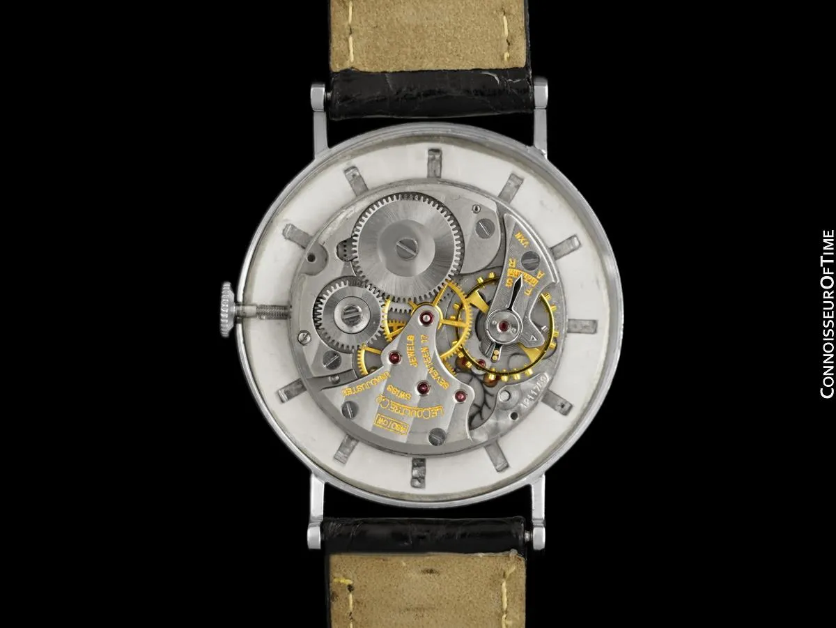 1957 Jaeger-LeCoultre / Vacheron & Constantin Vintage Galaxy Mystery Dial - 14K White Gold & Diamonds
