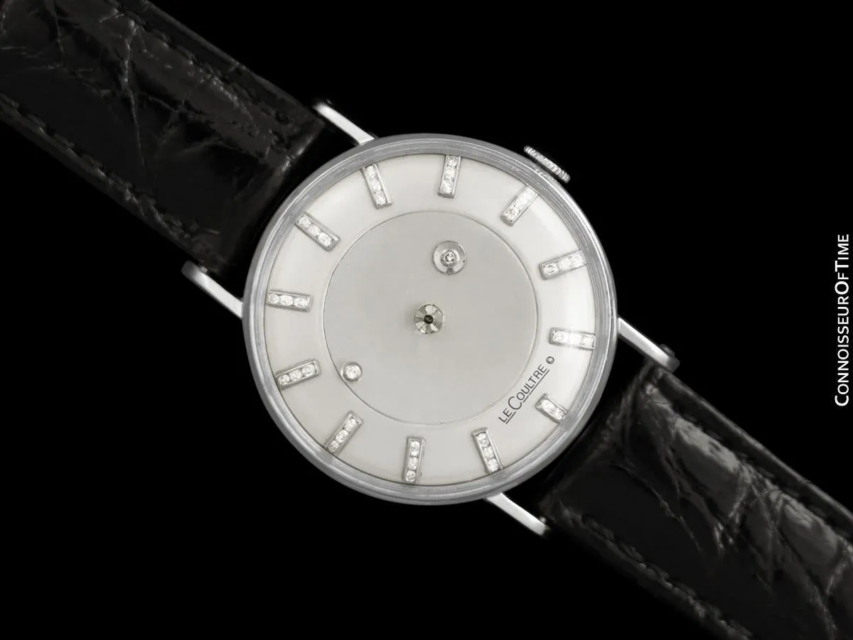 1957 Jaeger-LeCoultre / Vacheron & Constantin Vintage Galaxy Mystery Dial - 14K White Gold & Diamonds