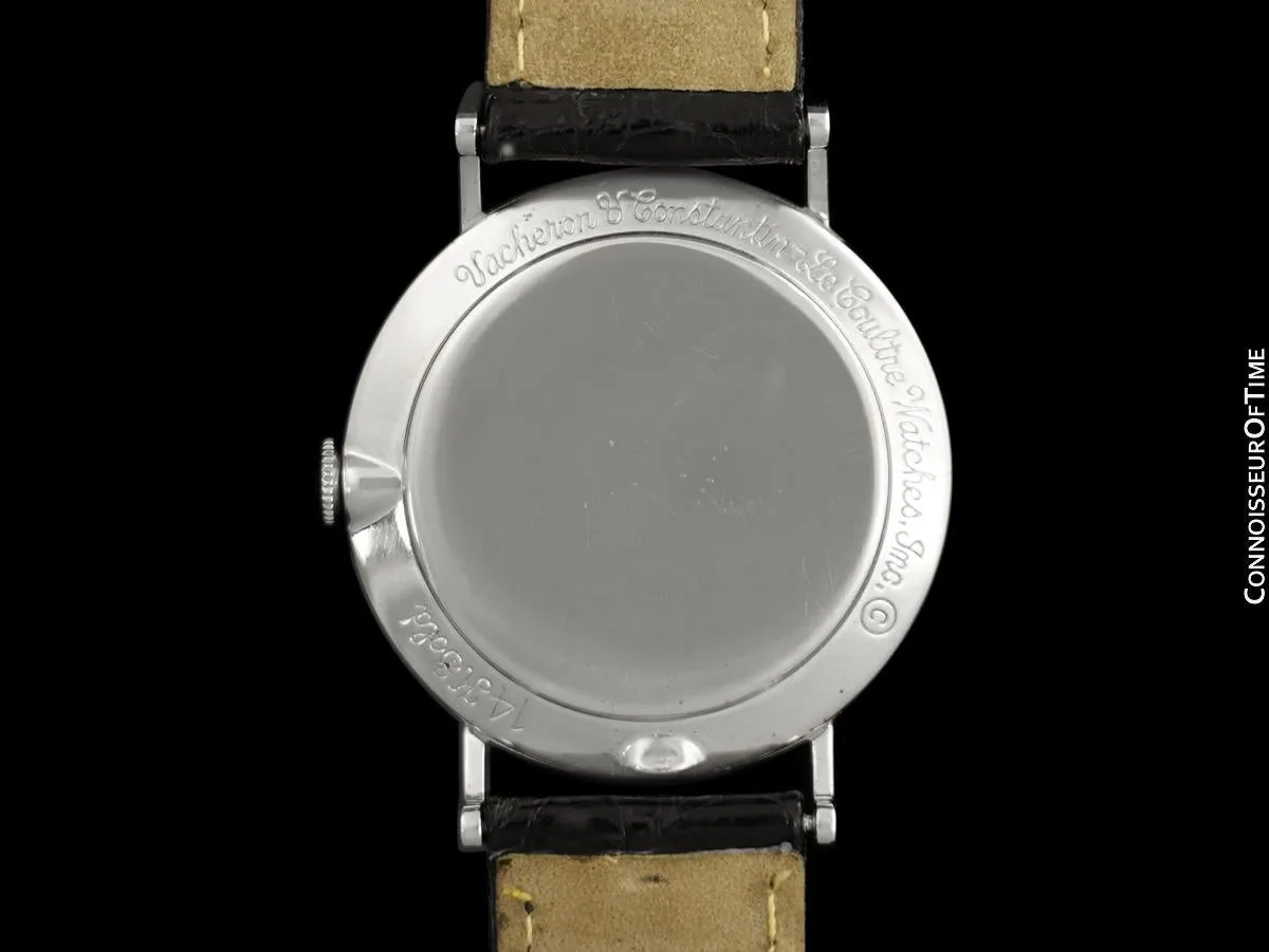 1957 Jaeger-LeCoultre / Vacheron & Constantin Vintage Galaxy Mystery Dial - 14K White Gold & Diamonds