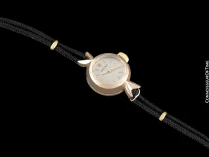 1960's Rolex Precision Vintage Pre-Cellini Ladies Watch, Ref. 9676 - 18K Rose Gold