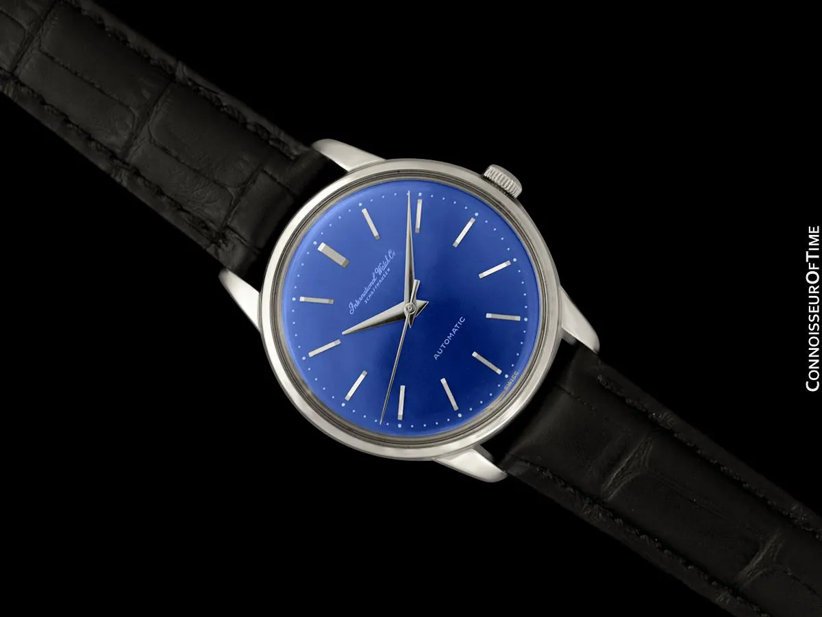 1963 IWC Vintage Mens Full Size 36mm Watch, Cal. 853 Automatic - Stainless Steel