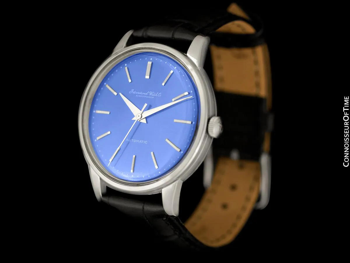 1963 IWC Vintage Mens Full Size 36mm Watch, Cal. 853 Automatic - Stainless Steel