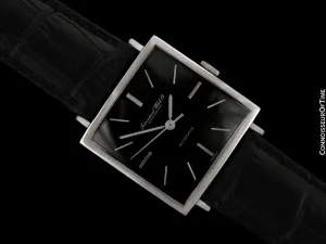 1963 IWC Vintage Mens Square Watch, Cal. 854 Automatic - Stainless Steel