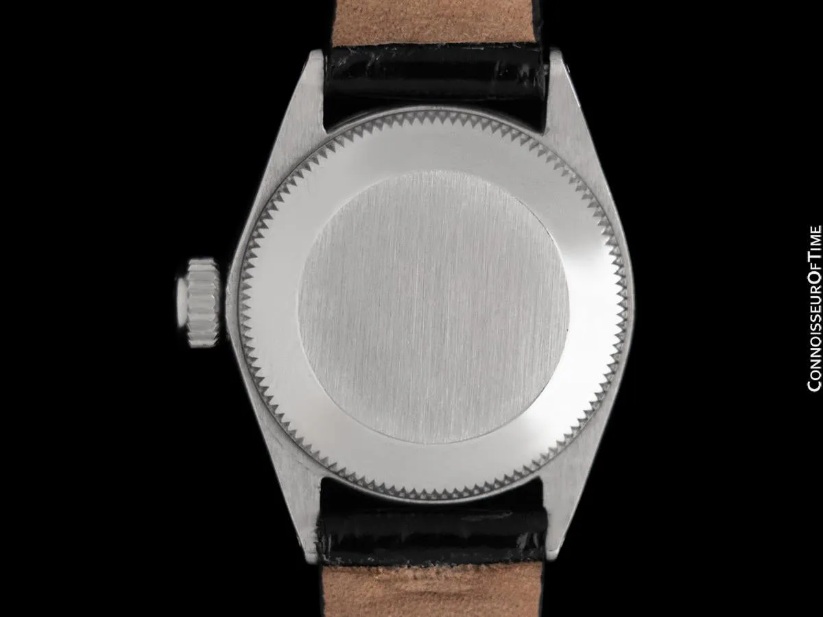 1963 Rolex Date/Datejust Ladies Vintage Watch with Silver Dial - Stainless Steel & 18K White Gold