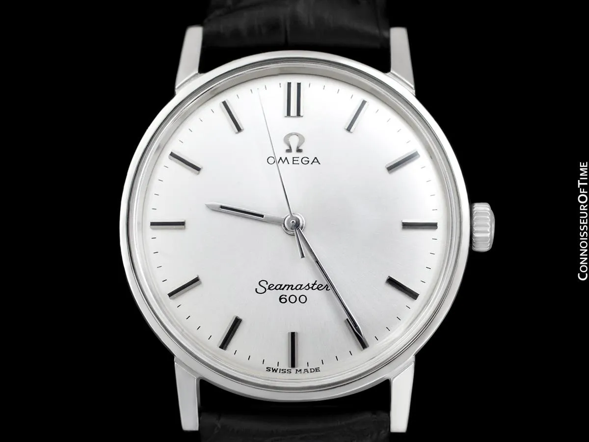 1965 Omega Seamaster 600 Vintage Mens Handwound Watch - Stainless Steel