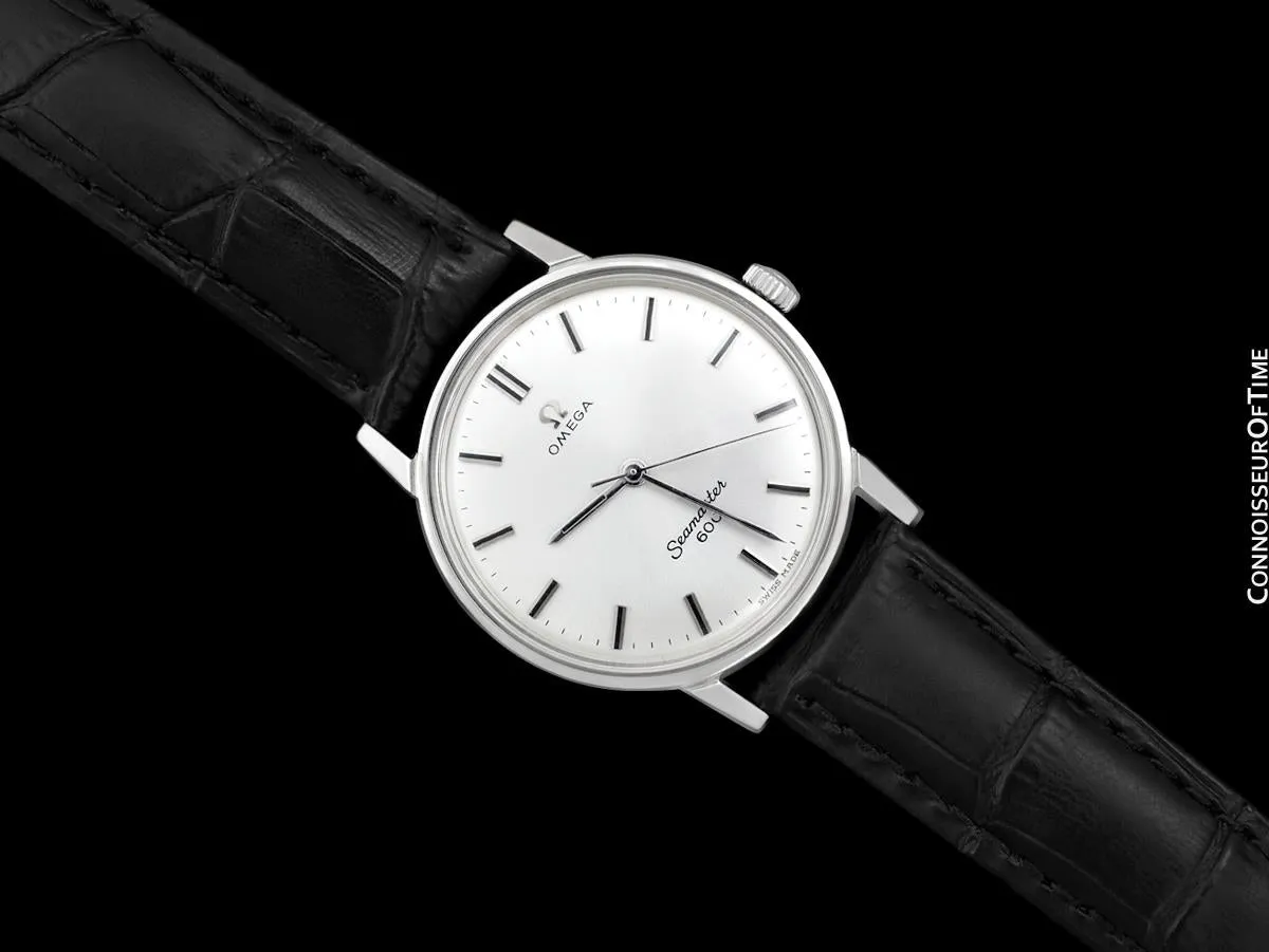 1965 Omega Seamaster 600 Vintage Mens Handwound Watch - Stainless Steel