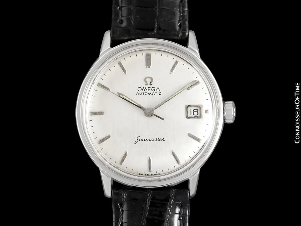 1965 Omega Seamaster Vintage Mens Rare Cal. 560 Watch, Automatic, Date - Stainless Steel
