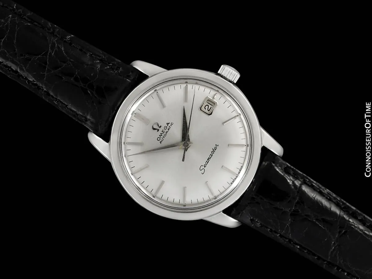 1966 Omega Seamaster Mens Vintage Full Size Watch with 562 Movement, Automatic, Date - Stainless Steel