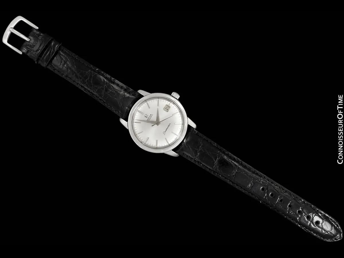 1966 Omega Seamaster Mens Vintage Full Size Watch with 562 Movement, Automatic, Date - Stainless Steel