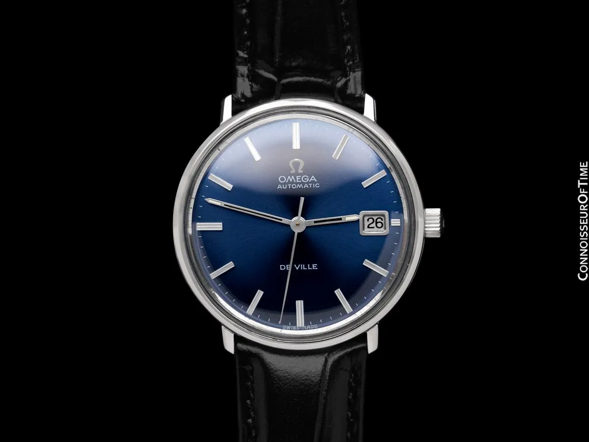 1968 Omega De Ville Vintage Mens Cal. 565 Automatic Watch - Stainless Steel