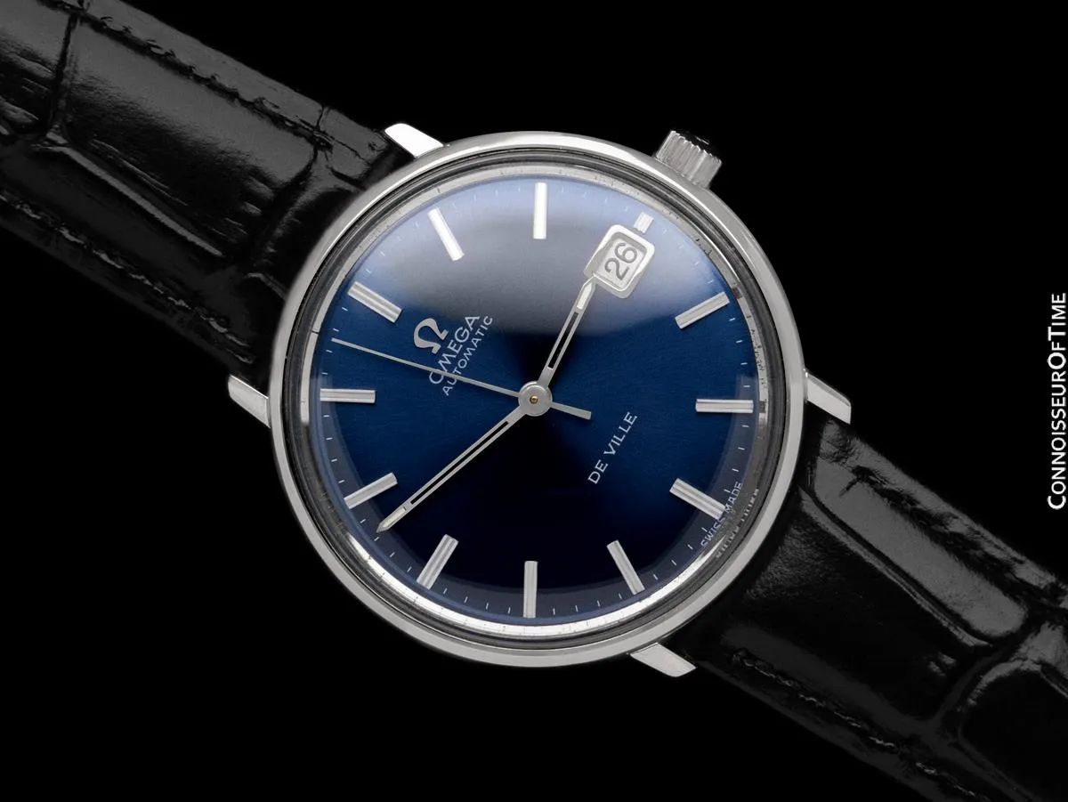 1968 Omega De Ville Vintage Mens Cal. 565 Automatic Watch - Stainless Steel