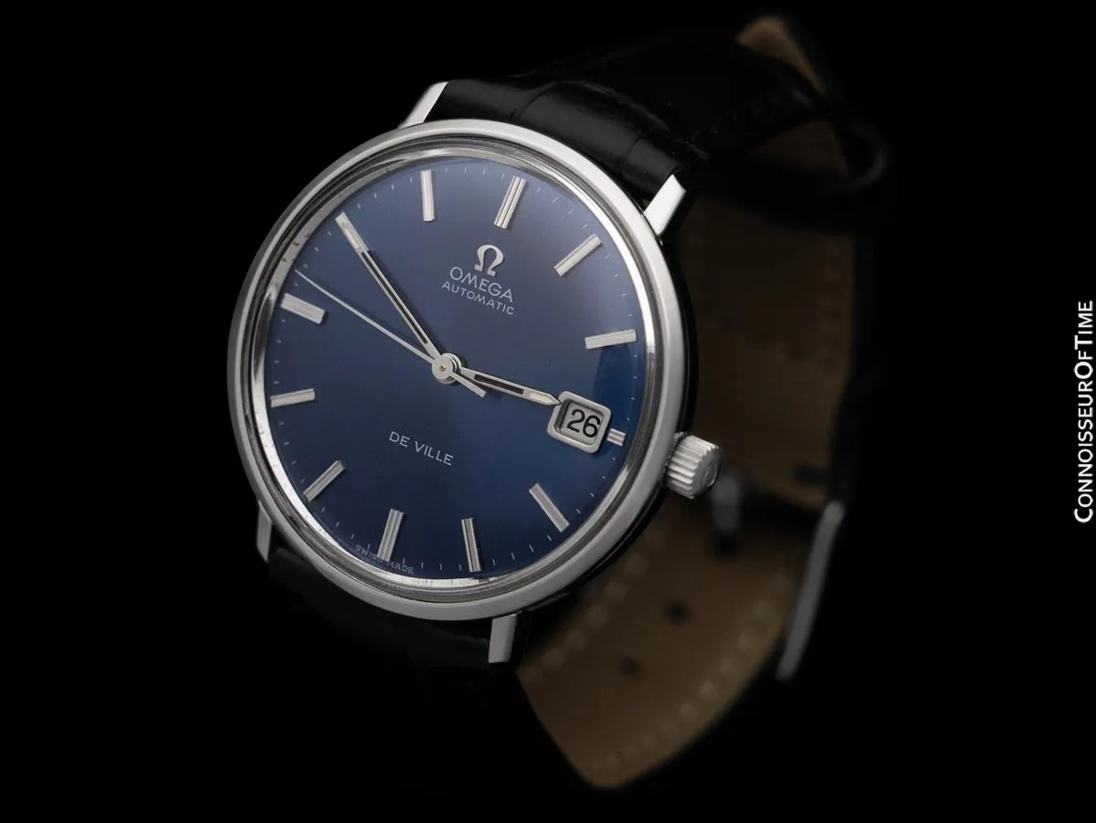 1968 Omega De Ville Vintage Mens Cal. 565 Automatic Watch - Stainless Steel