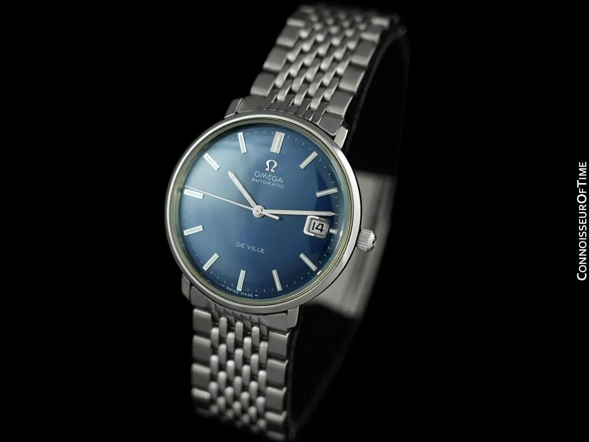 1970 Omega De Ville Vintage Mens Cal. 565 Automatic Watch - Stainless Steel