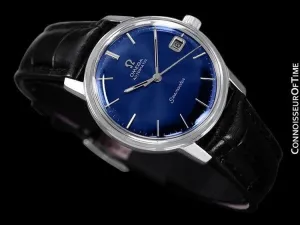 1970 Omega Seamaster Mens Vintage Watch, Automatic, Quick-Setting Date - Stainless Steel
