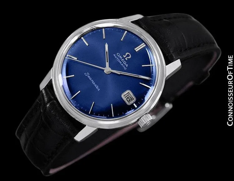 1970 Omega Seamaster Mens Vintage Watch, Automatic, Quick-Setting Date - Stainless Steel