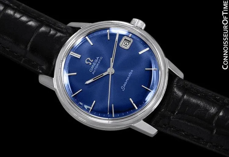 1970 Omega Seamaster Mens Vintage Watch, Automatic, Quick-Setting Date - Stainless Steel