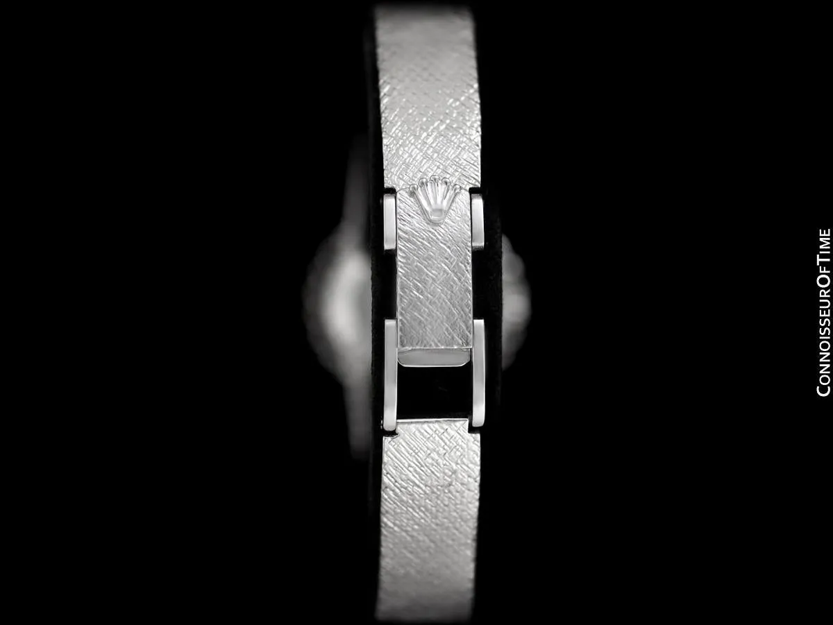 1972 Rolex Ladies Vintage Dress Bracelet Watch - Stainless Steel & Diamonds