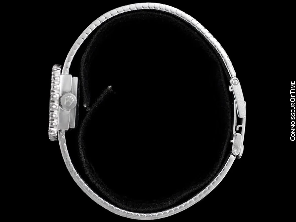1972 Rolex Ladies Vintage Dress Bracelet Watch - Stainless Steel & Diamonds
