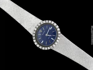 1972 Rolex Ladies Vintage Dress Bracelet Watch - Stainless Steel & Diamonds