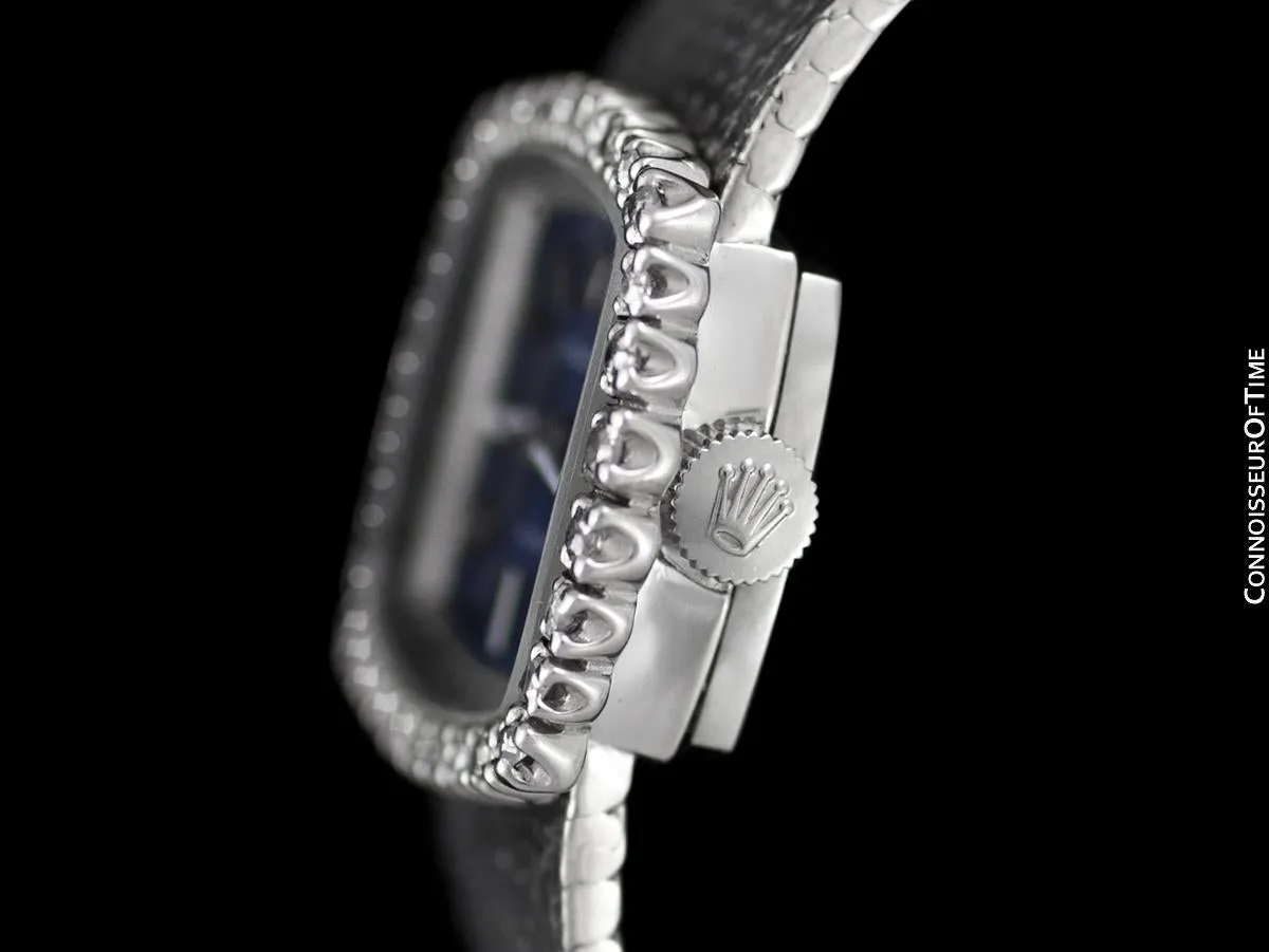 1972 Rolex Ladies Vintage Dress Bracelet Watch - Stainless Steel & Diamonds