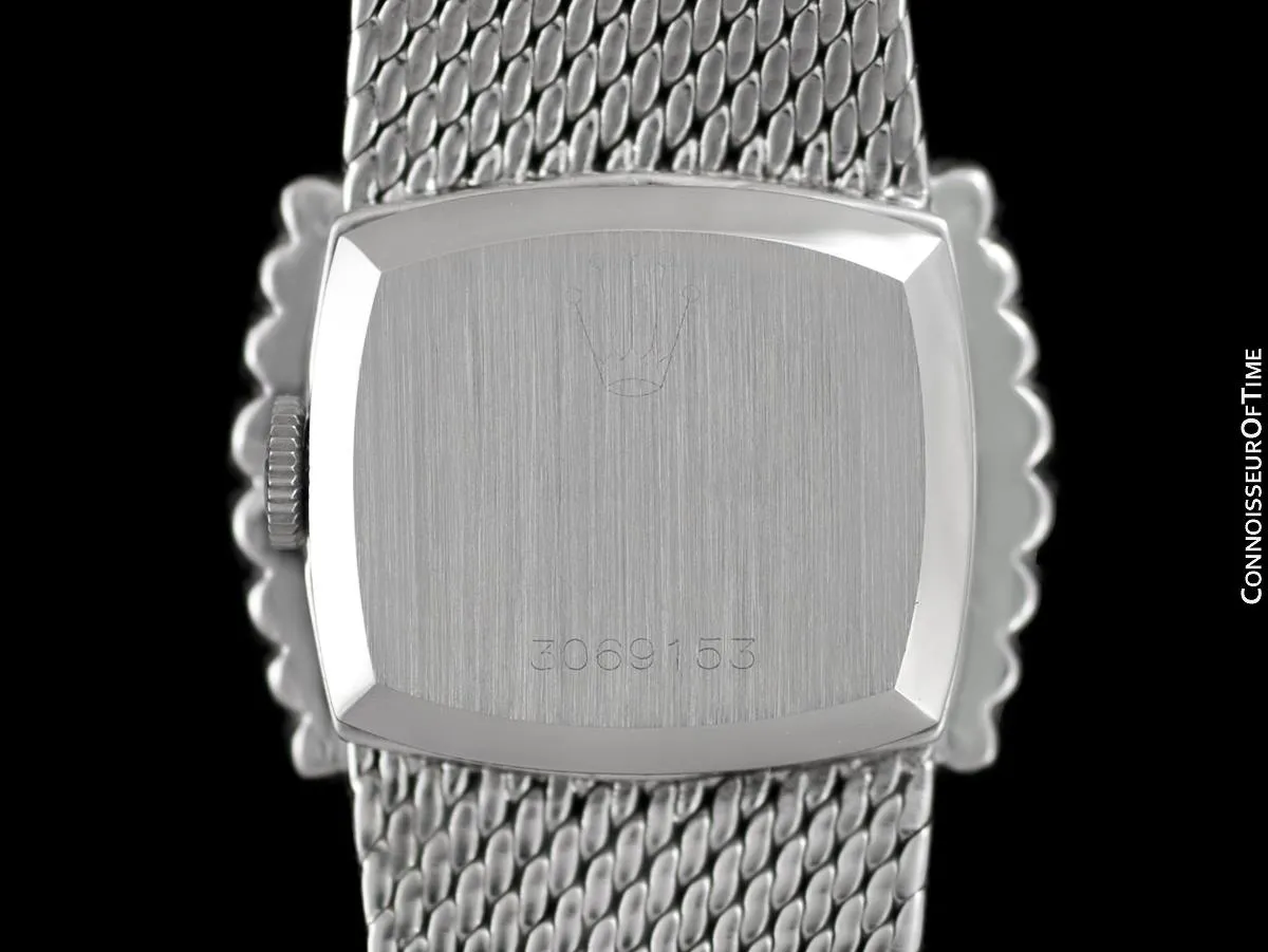 1972 Rolex Ladies Vintage Dress Bracelet Watch - Stainless Steel & Diamonds