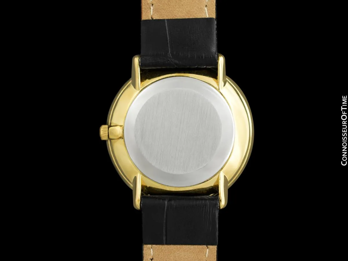 1978 Omega De Ville Vintage Mens Handwound Dress Watch - 18K Gold Plated & Stainless Steel