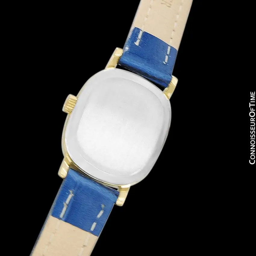 1979 Omega De Ville Vintage Ladies Watch - 18K Gold Plated & Stainless Steel