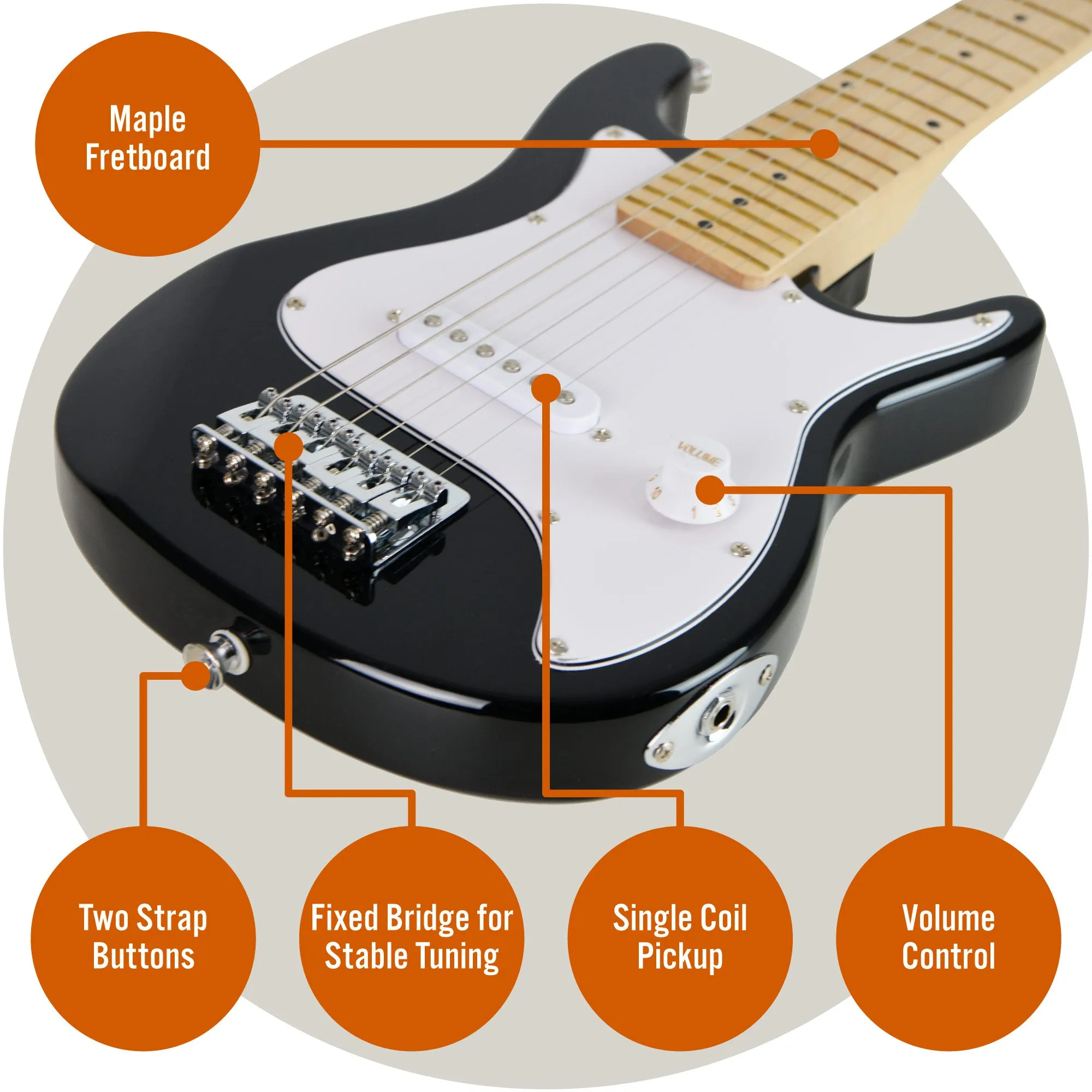 3rd Avenue Junior Electric Guitar Pack