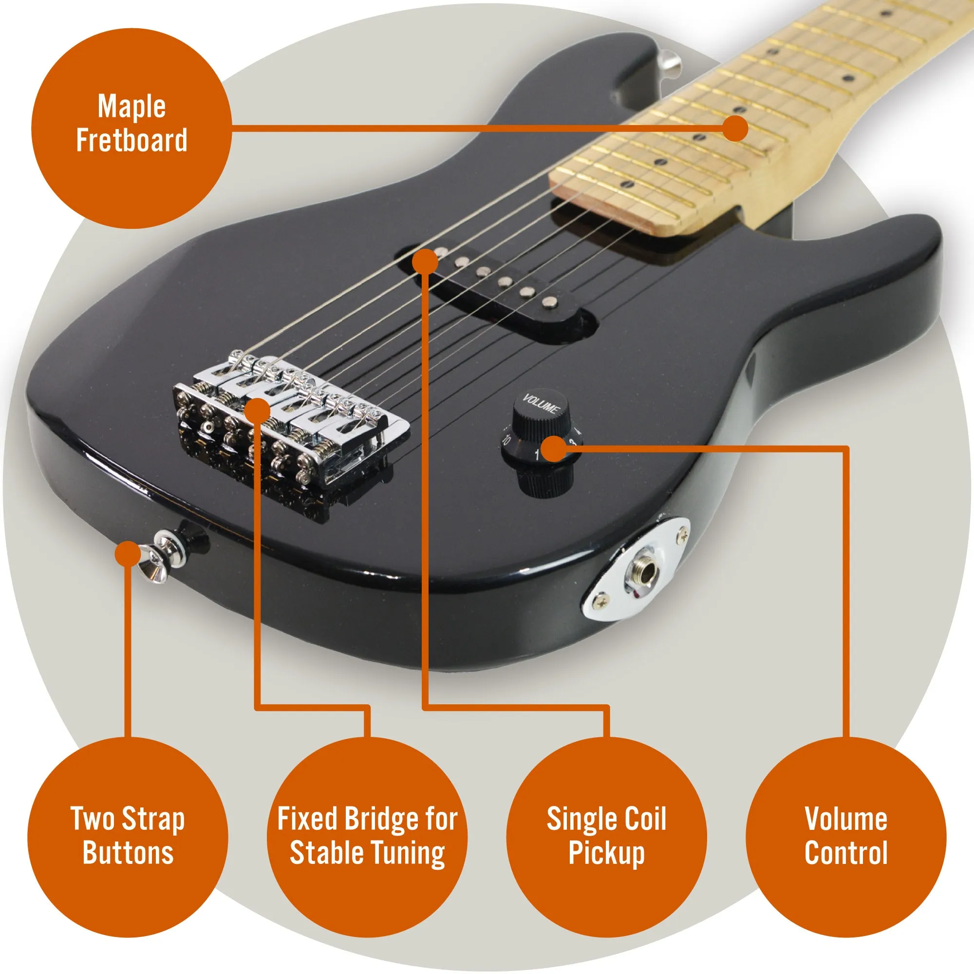 3rd Avenue Junior Electric Guitar Pack