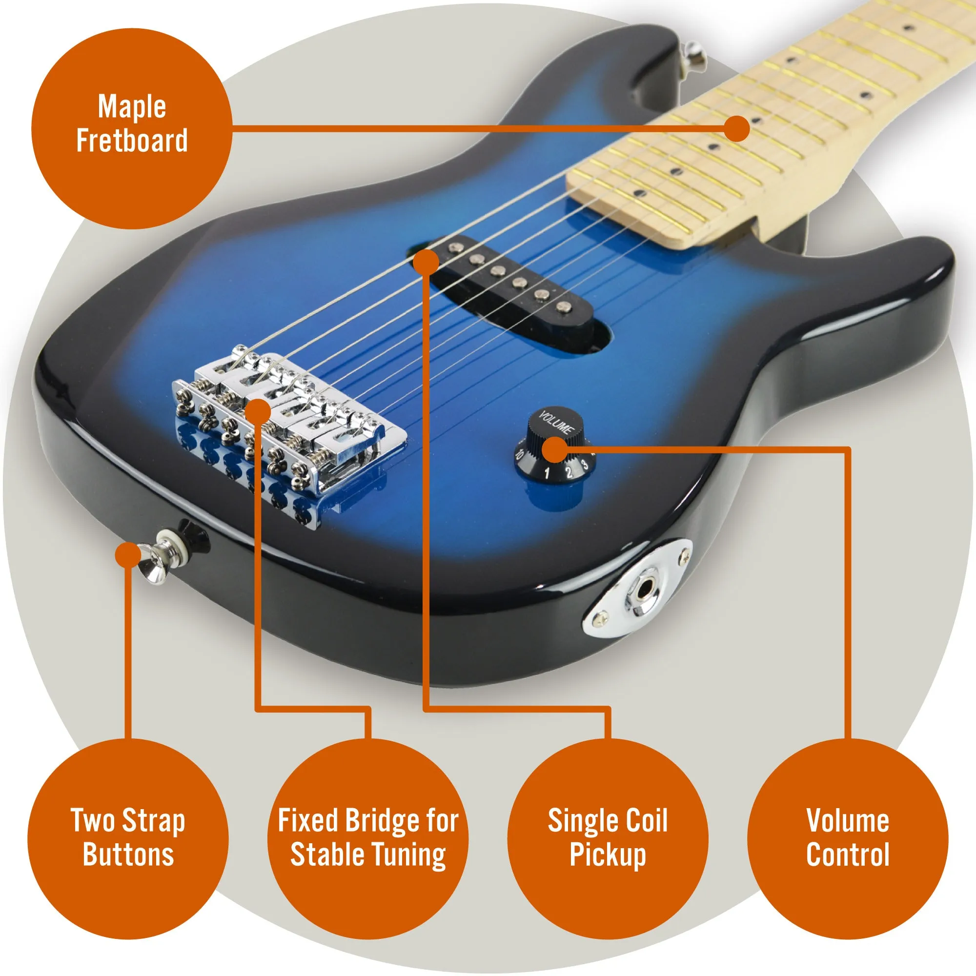 3rd Avenue Junior Electric Guitar Pack