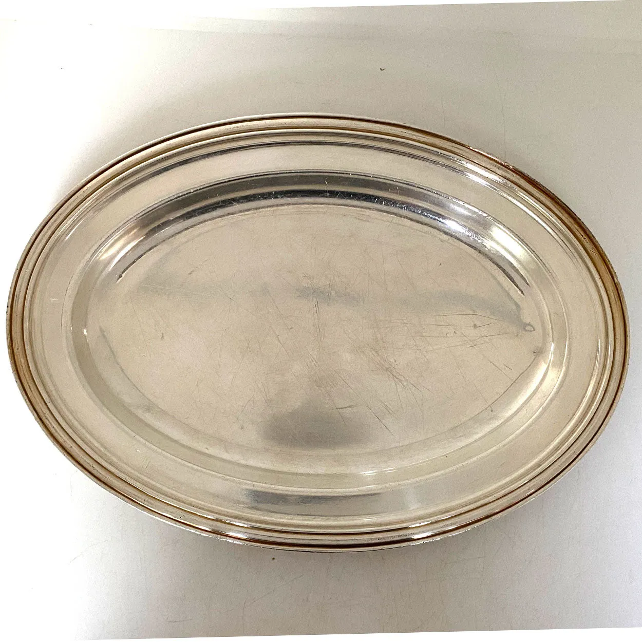 American International Silver Soldered Union Pacific Railroad Hot Food Cover and Tray