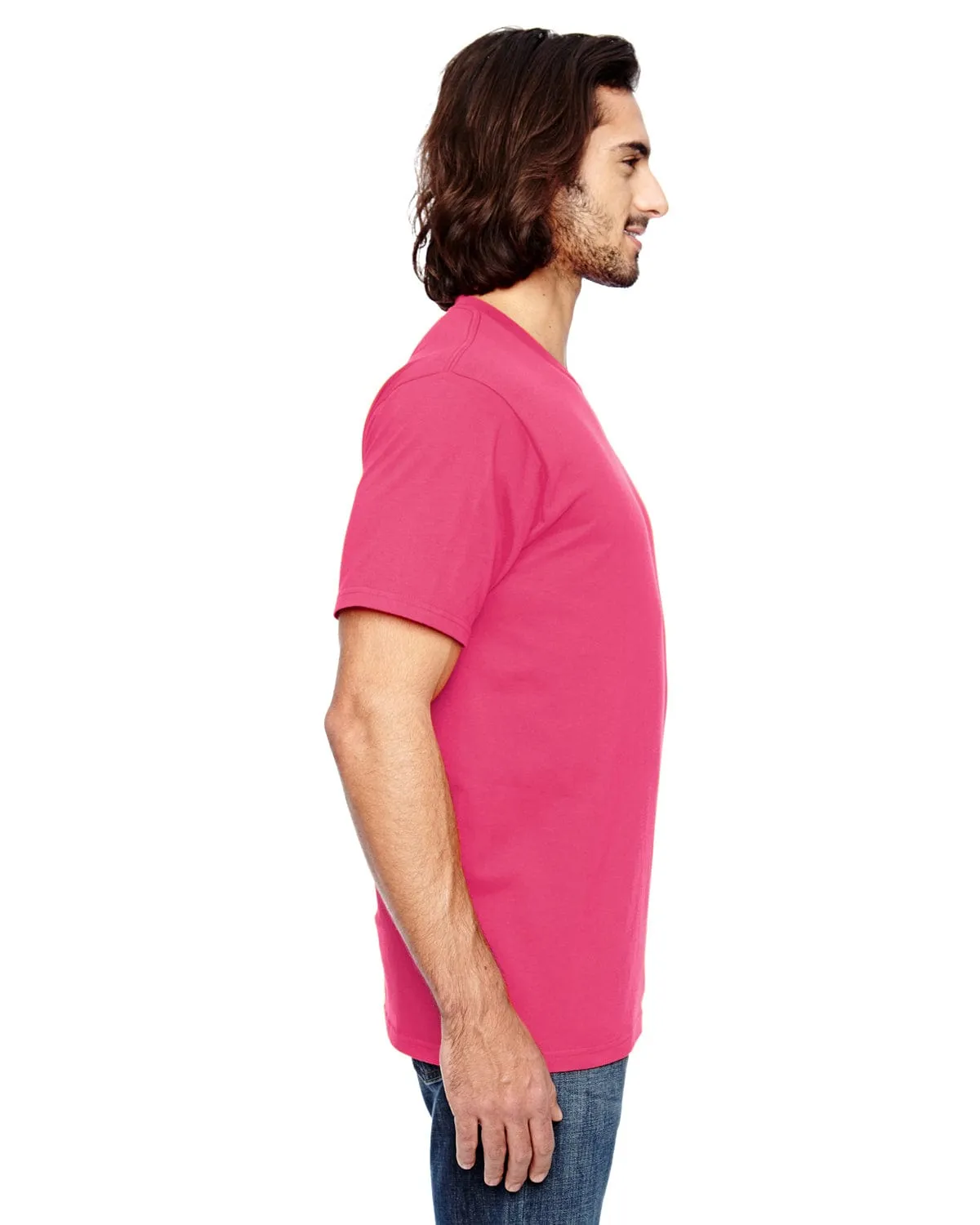 Anvil Fashion Fit T-Shirt | Neon Pink