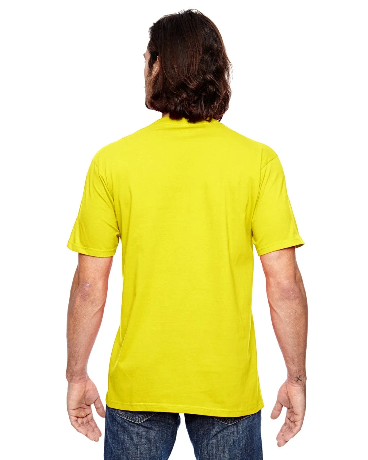 Anvil Fashion Fit T-Shirt | Neon Yellow