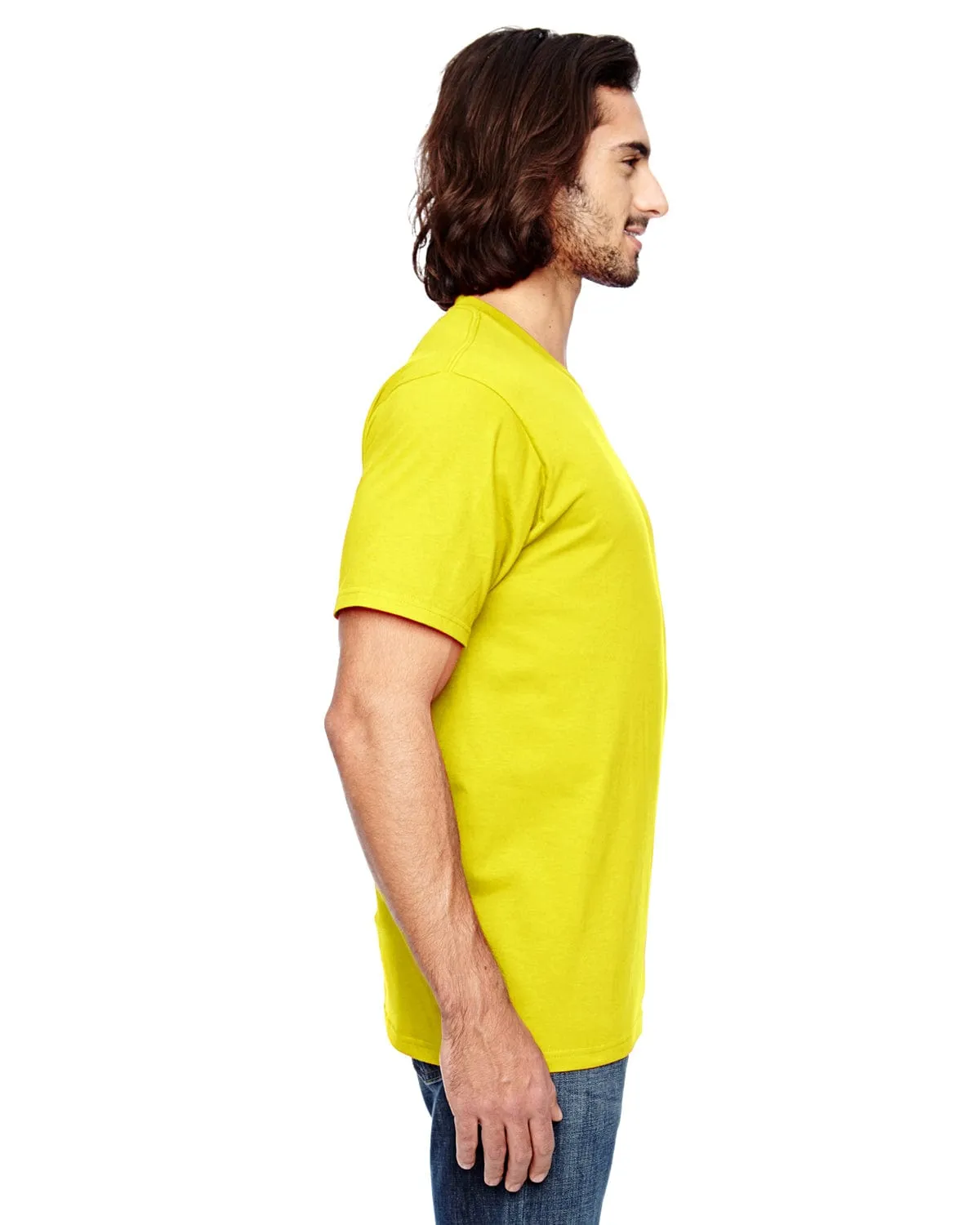 Anvil Fashion Fit T-Shirt | Neon Yellow
