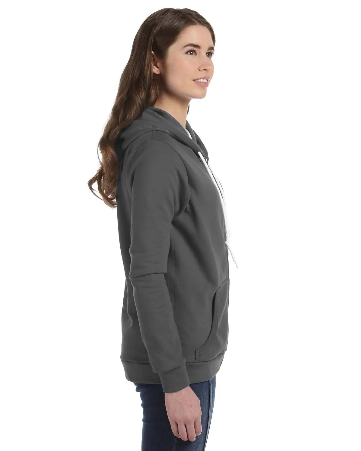 Anvil Ladies Combed Ringspun Fashion Full-Zip Hoodie