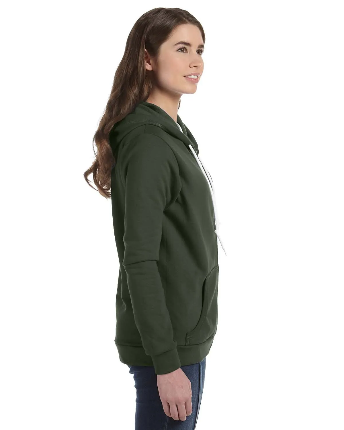 Anvil Ladies Combed Ringspun Fashion Full-Zip Hoodie