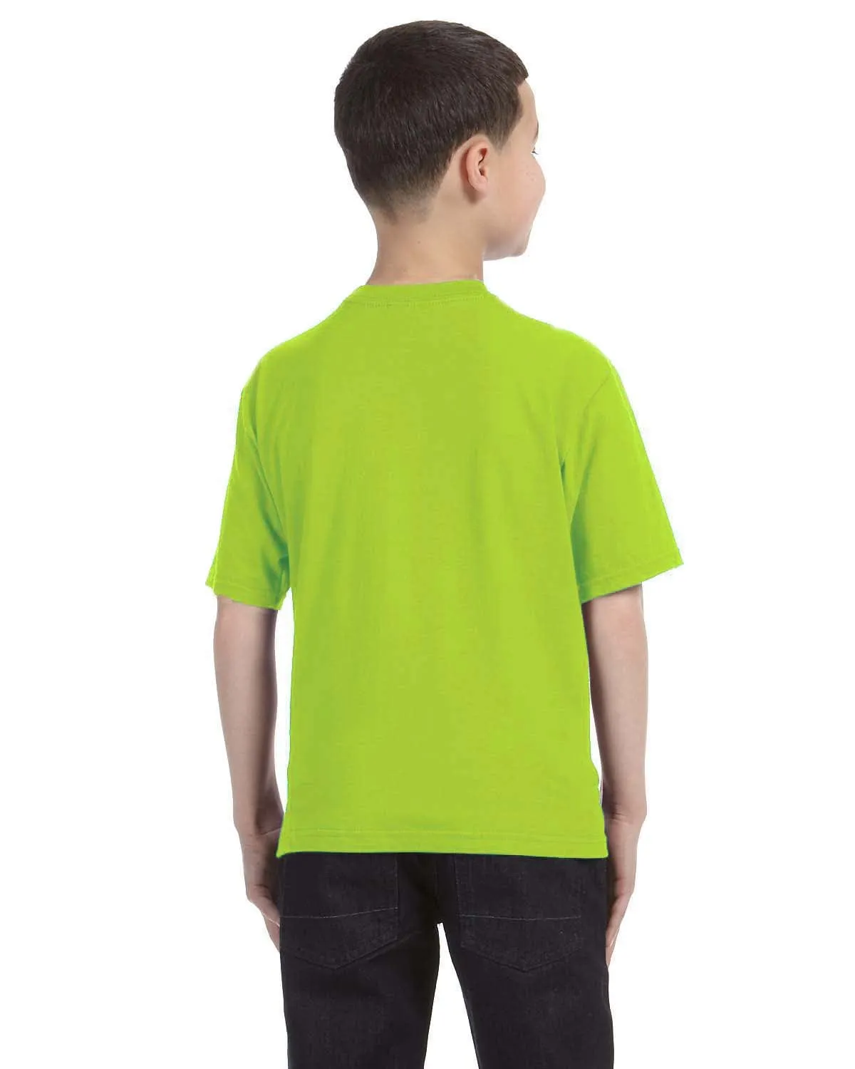 Anvil Youth Fashion Fit T-Shirt | Neon Green