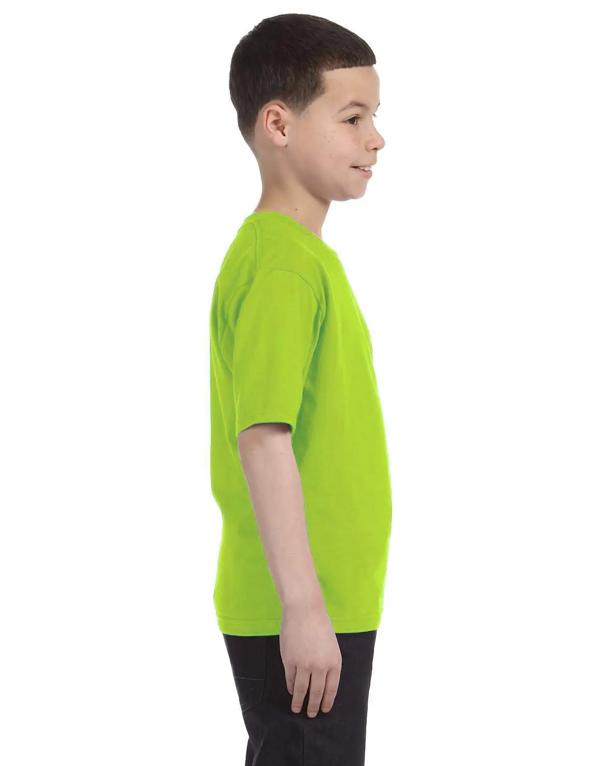 Anvil Youth Fashion Fit T-Shirt | Neon Green