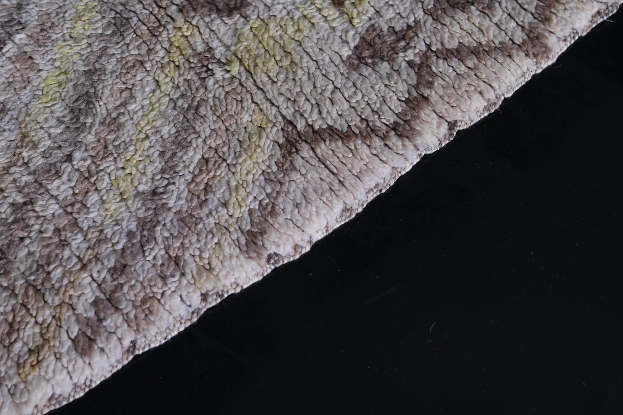 Beige Moroccan Runner Rug - 2.7 x 5.4 ft | Handwoven Accent