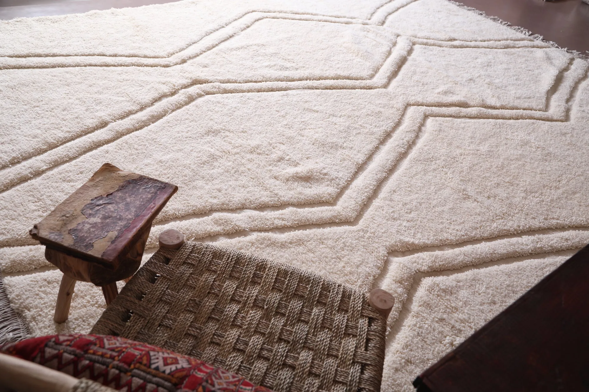 Beni ourain rug - Custom Moroccan area rug - Morocco rug