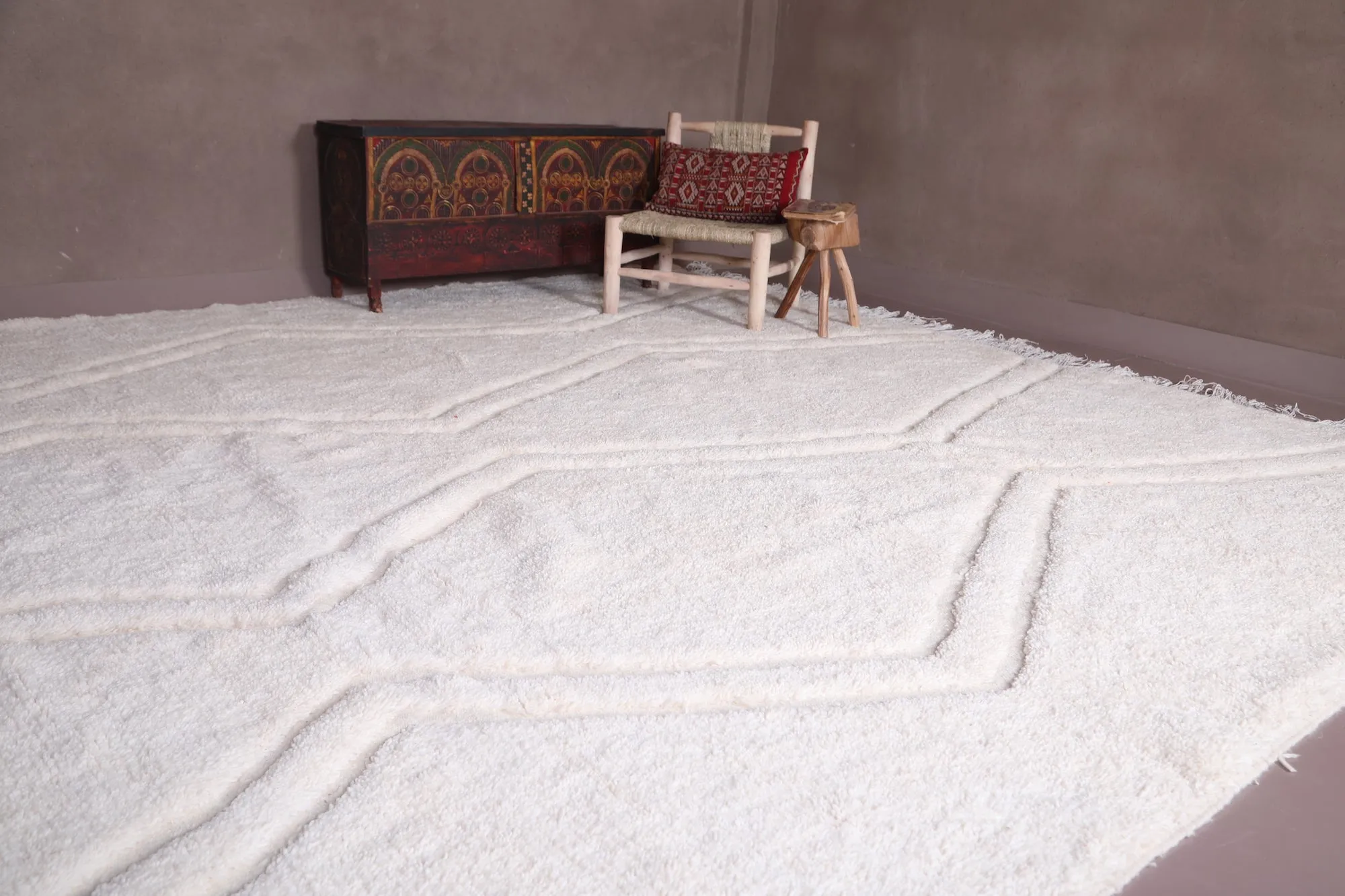 Beni ourain rug - Custom Moroccan area rug - Morocco rug